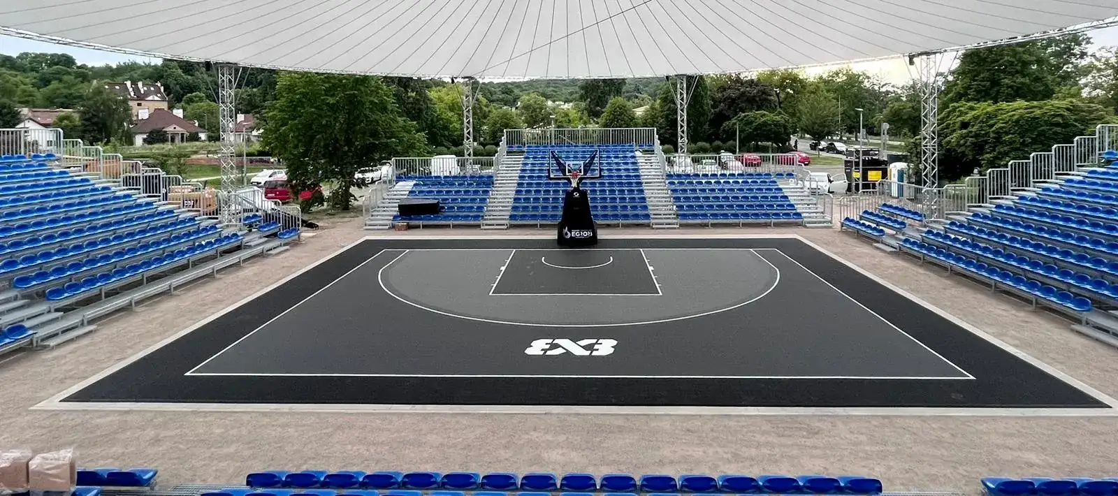 Professional 3x3 basketball court - 3